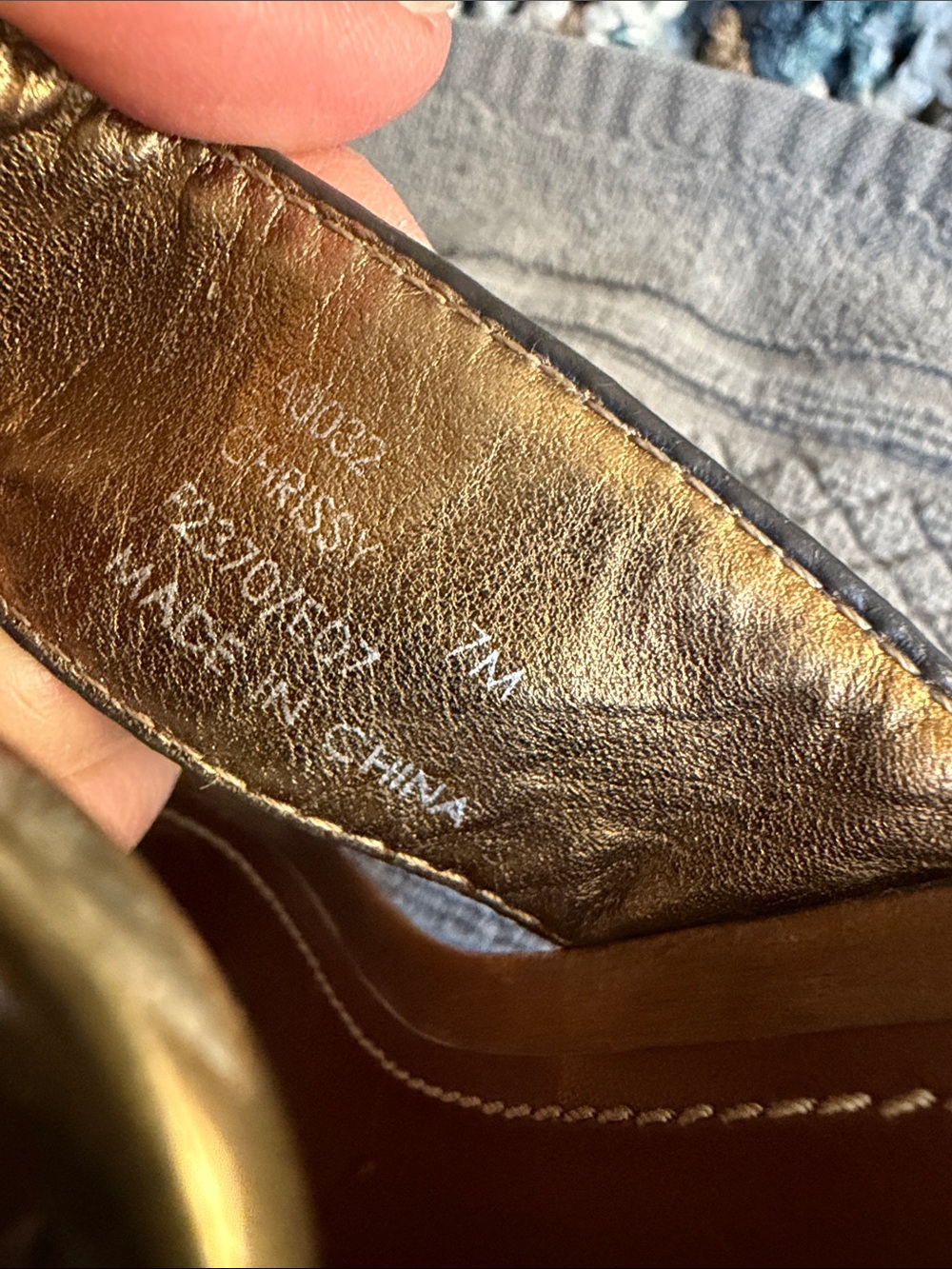 PREOWNED & PRELOVED COACH Chrissy Brown Leather Buckle Slide Mules - Picture 8 of 16